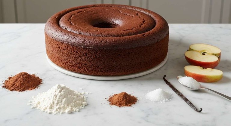 « Cette recette de gâteau au chocolat sans beurre, remplacé par de la compote de pommes, est une merveille de légèreté »
