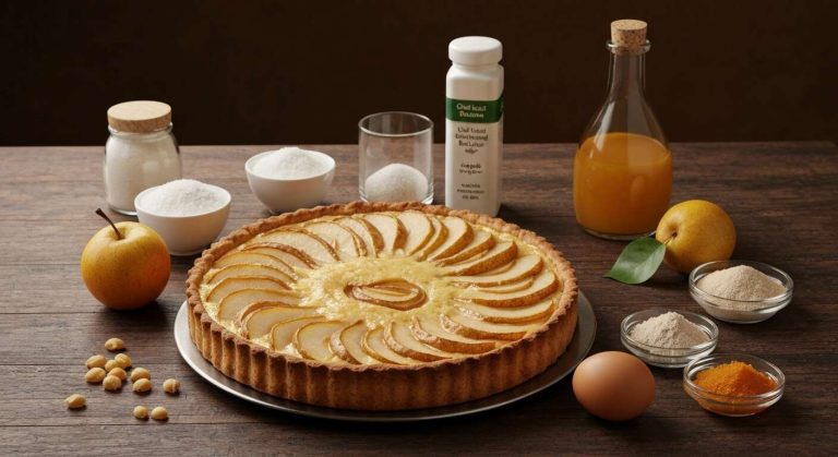 Le secret des boulangers pour une tarte aux poires avec une pâte qui reste croustillante même le lendemain