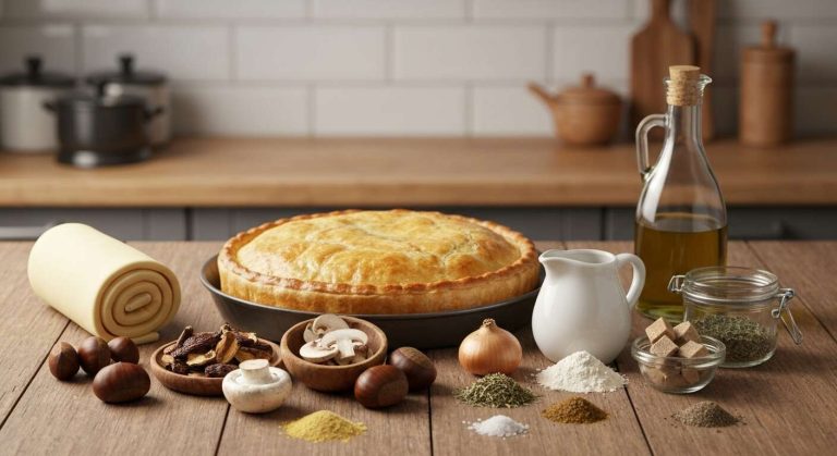 « Je prépare cette tourte aux champignons le dimanche et elle me sauve deux soirs dans la semaine, c'est ma recette fétiche »