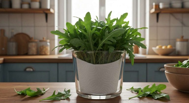 Cette astuce pour conserver la roquette sans qu'elle ne flétrisse