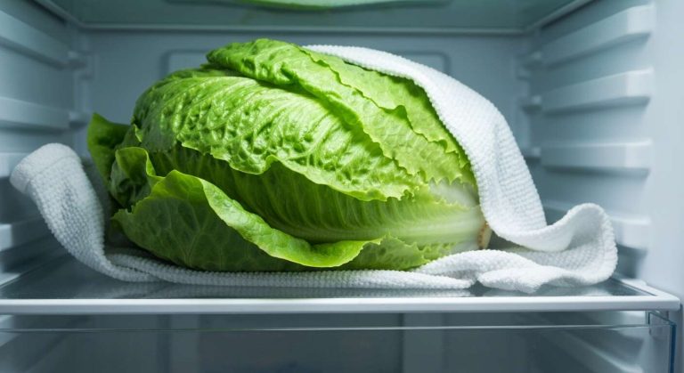 Cette astuce pour conserver la salade lavée dans un torchon humide au frigo