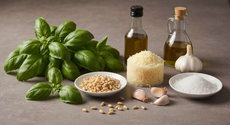 Le secret d'un bon "pesto", c'est de le faire à la dernière minute pour qu'il ne s'oxyde pas