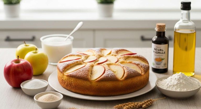 3 pommes, 2 œufs, 1 yaourt : la recette du gâteau aux pommes le plus simple et le plus rapide
