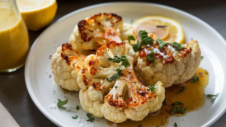 Un dîner rapide et végétarien ? Ces steaks de chou-fleur rôtis aux épices