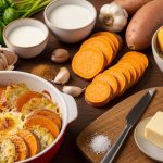 Gratin de potimarron et patate douce : recette savoureuse