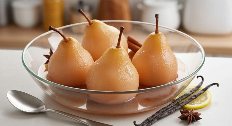 Recette de poire au sirop maison : dessert gourmand et facile