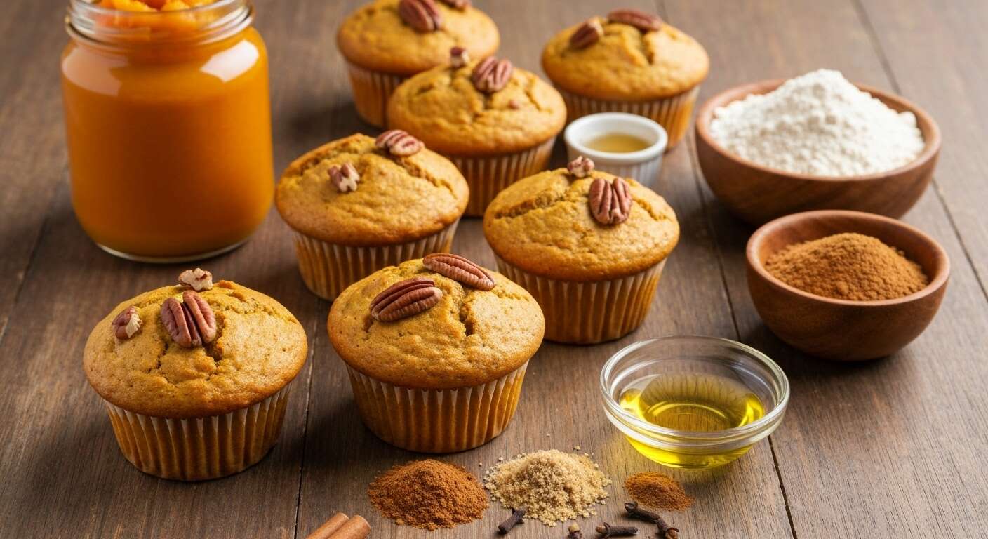 Recette de muffins au potimarron : moelleux et savoureux