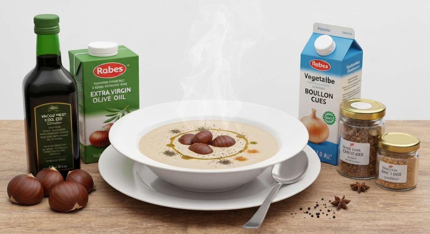 Recette facile : soupe de châtaignes