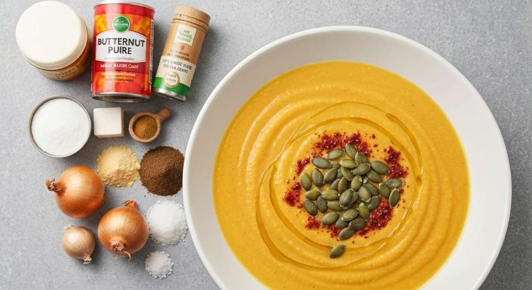 Soupe butternut potimarron : recette réconfortante et facile