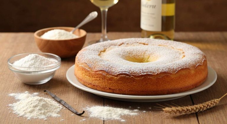 Gâteau moelleux au vin blanc : recette facile et savoureuse