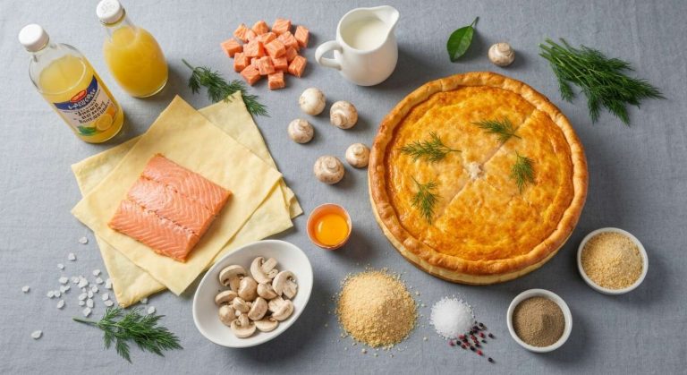 Recette de tourte au saumon : délice fondant et savoureux