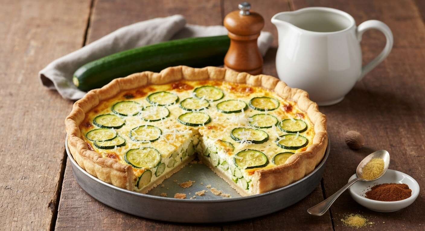 Quiche à la Ricotta et aux Courgettes : recette Facile