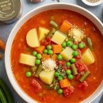 Soupe de légumes en morceaux au Cookeo : recette facile et rapide