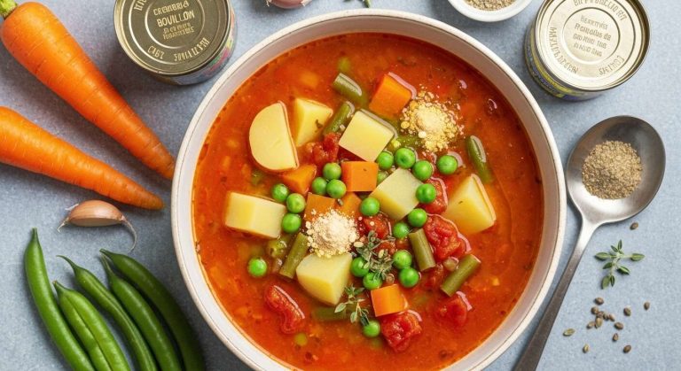 Soupe de légumes en morceaux au Cookeo : recette facile et rapide