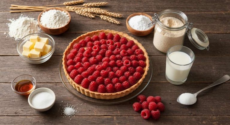 Tarte Aux Framboises au Thermomix : recette Facile et Rapide
