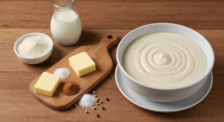 Recette de béchamel sans farine