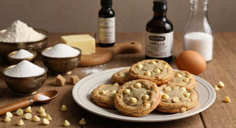 Cookies au chocolat blanc : délicieuse recette maison
