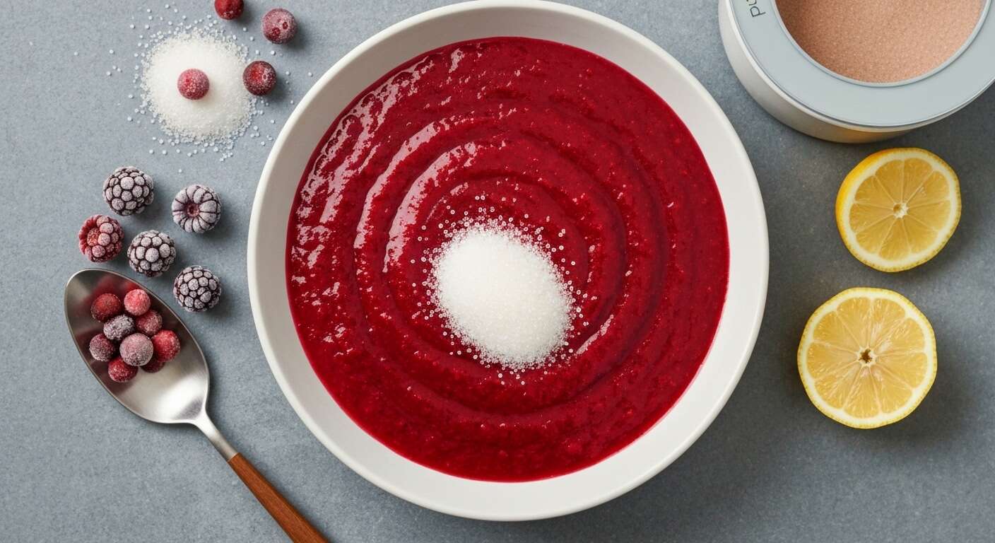 Coulis de fruits rouges au Thermomix : recette facile et rapide