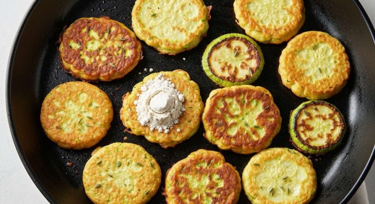 Beignets de courgettes à la poêle : recette facile et rapide