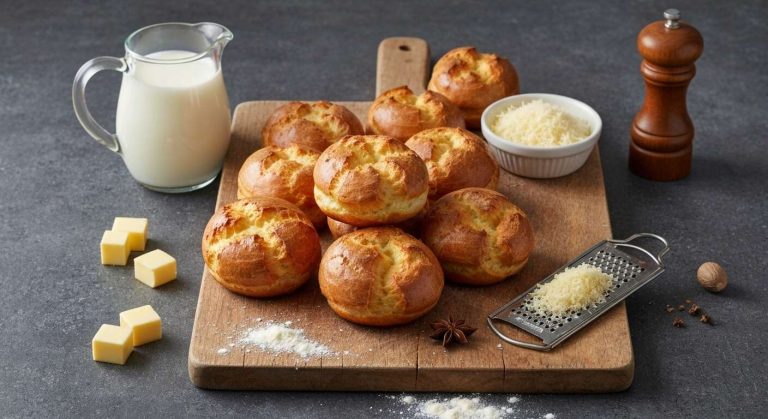 Gougères au Monsieur Cuisine : recette Facile et Savoureuse