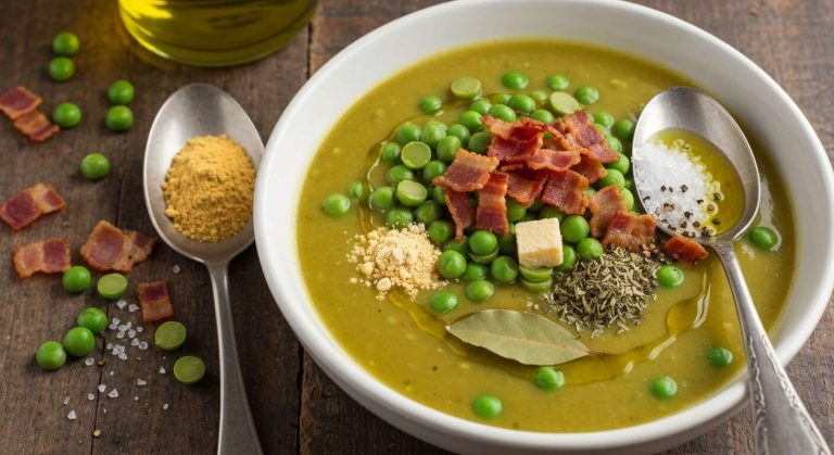 Recette de soupe aux pois cassés et lardons : préparations et astuces