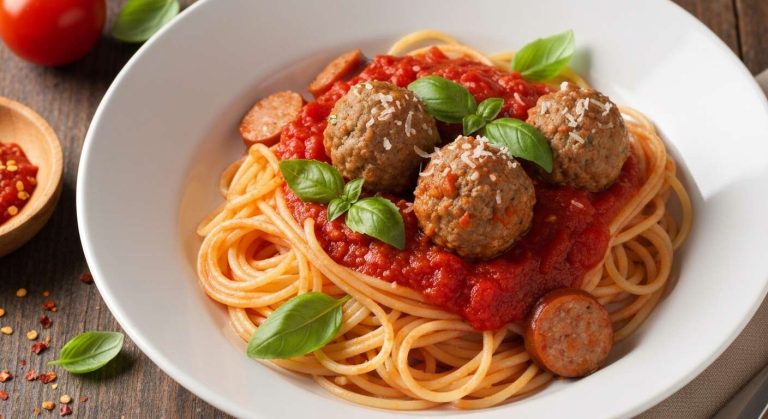 Recette de spaghetti aux boulettes et sauce tomate : un délice savoureux
