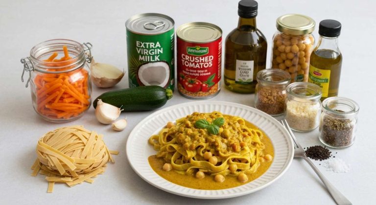 Tagliatelles de légumes : recette au curry et cumin