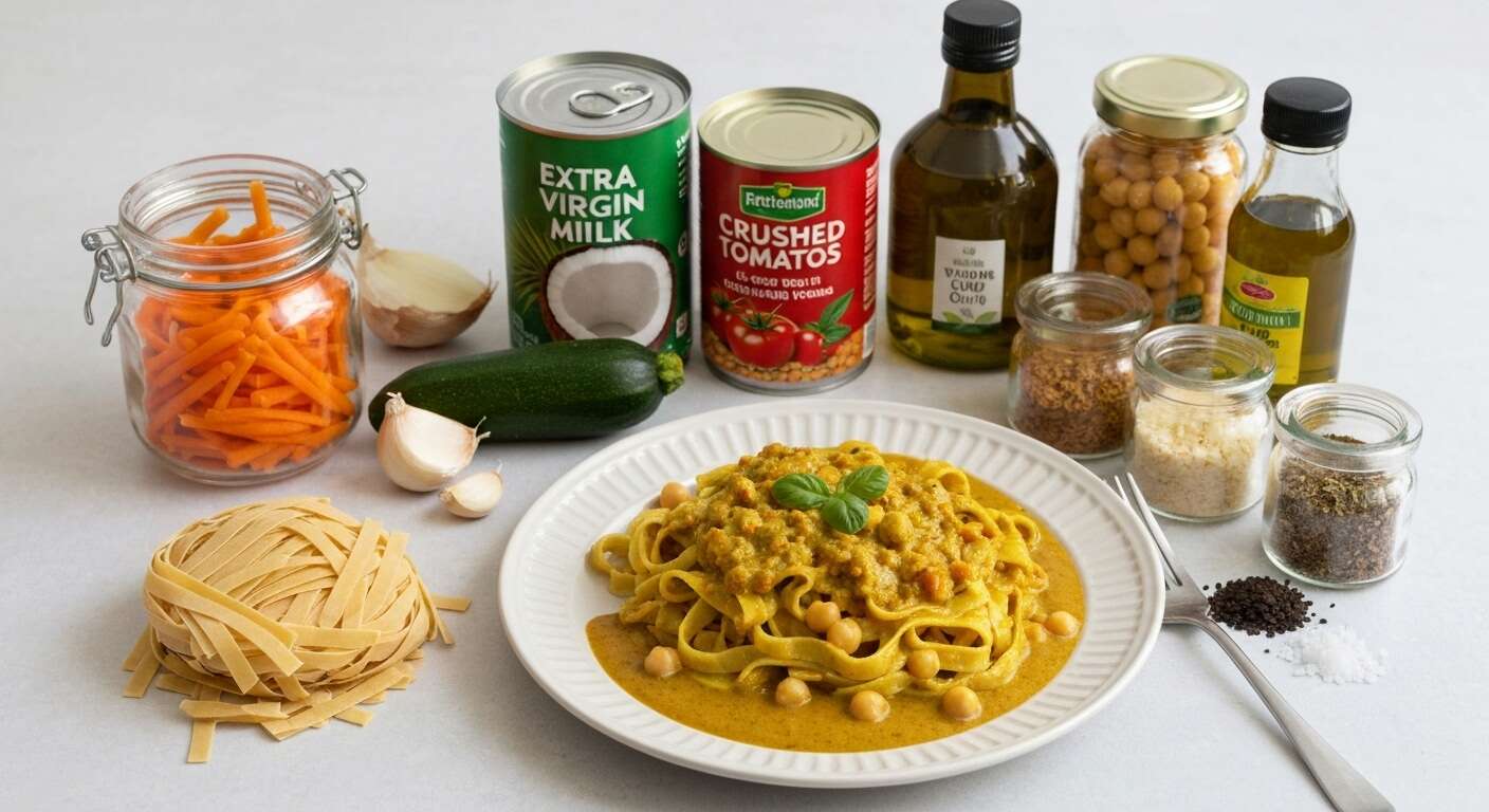 Tagliatelles de légumes : recette au curry et cumin