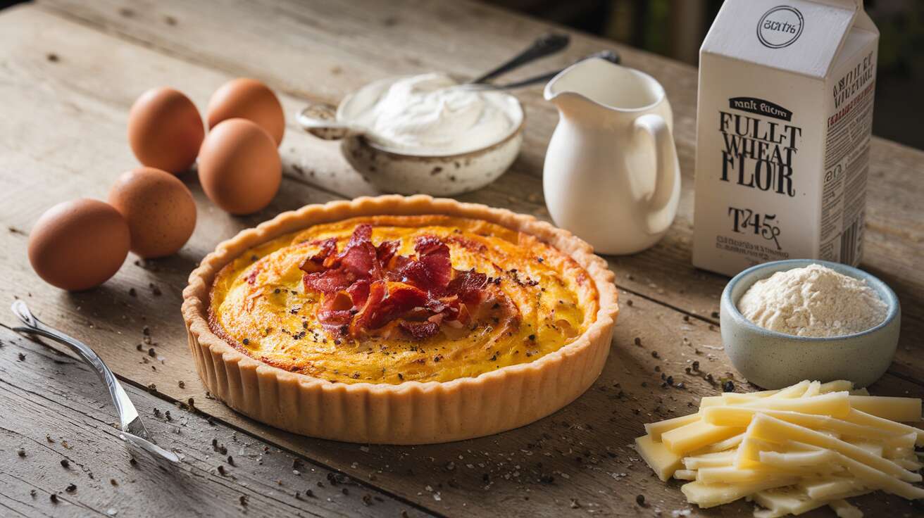 Recette de quiche sans pâte au Thermomix