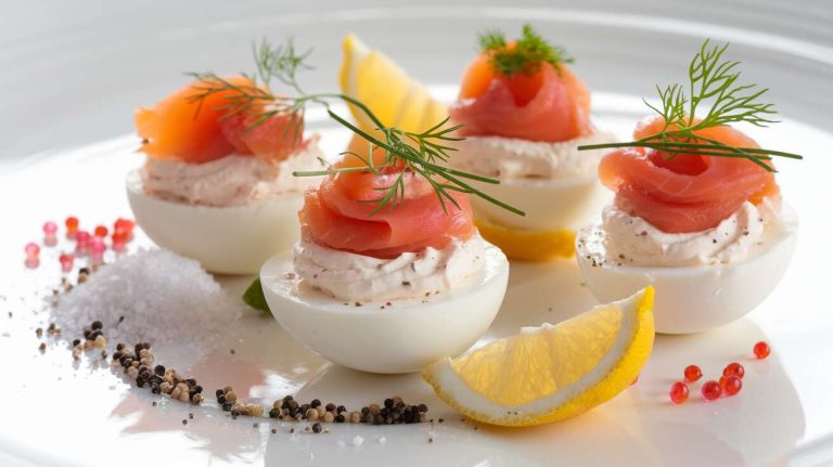 Oeufs farcis au saumon fumé : une recette gourmande à découvrir