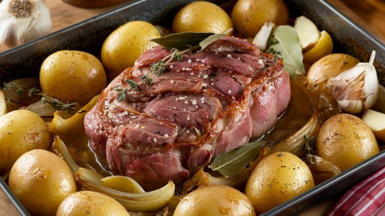 Rôti de Veau aux Pommes de Terre Facile