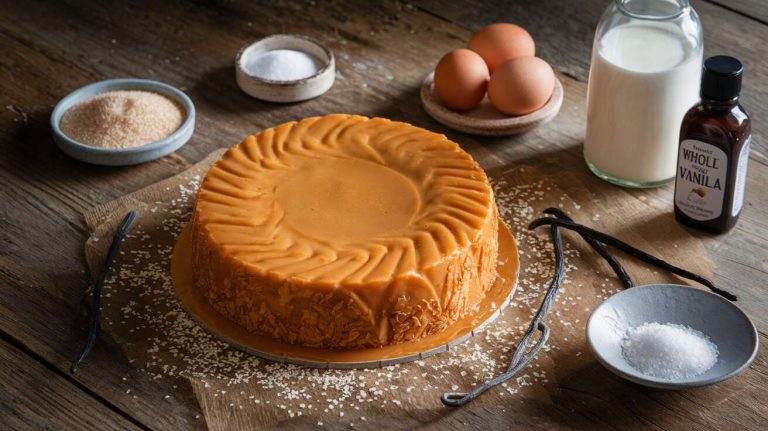 Gâteau de semoule au caramel : recette facile et savoureuse