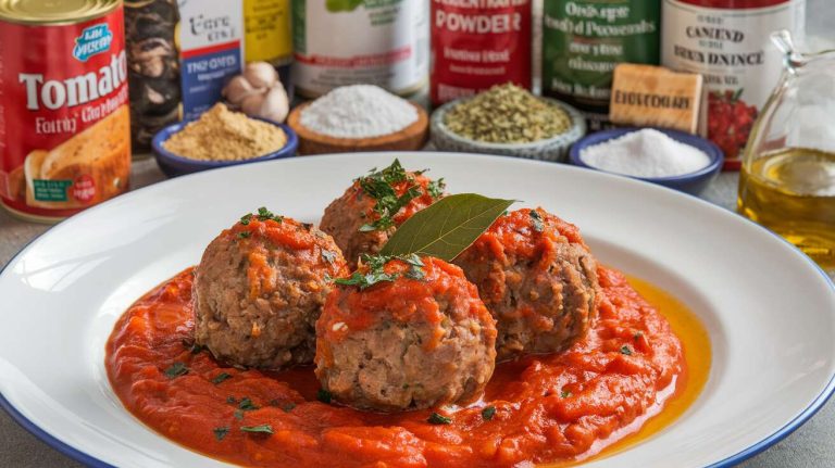 Boulettes de bœuf à la sauce tomate : recette savoureuse et facile