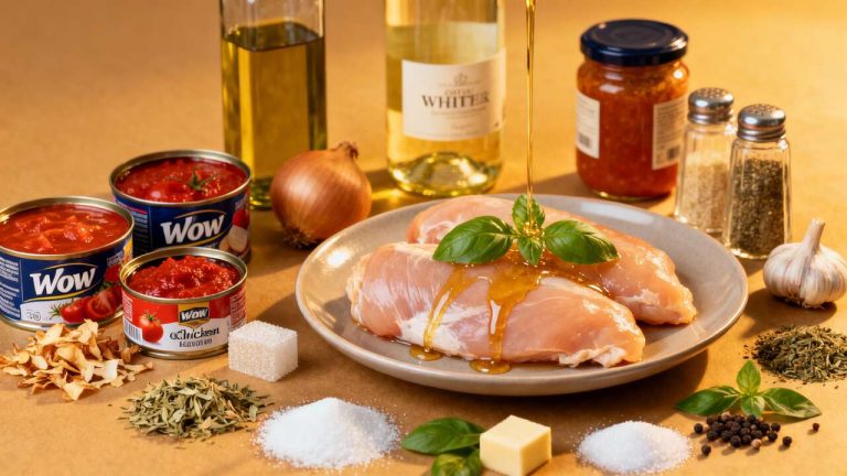 Blancs de poulet aux tomates et basilic : une recette savoureuse