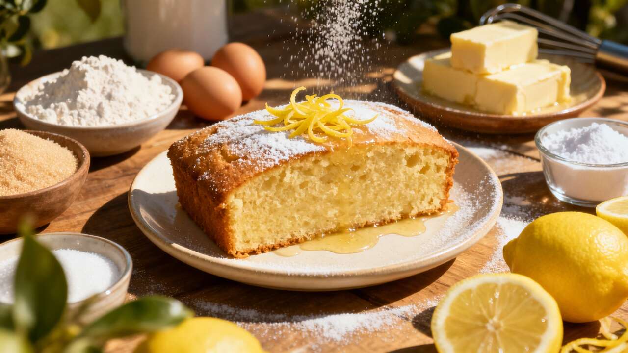 Gâteau au citron par Cyril Lignac : la recette facile