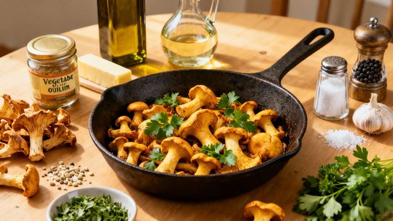 Recette de Girolles Persillées : saveurs et Simplicité