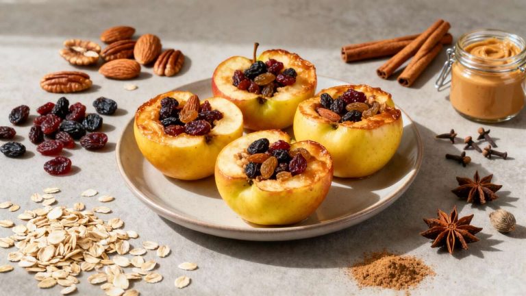 Pommes au four sans sucre : recette saine et gourmande