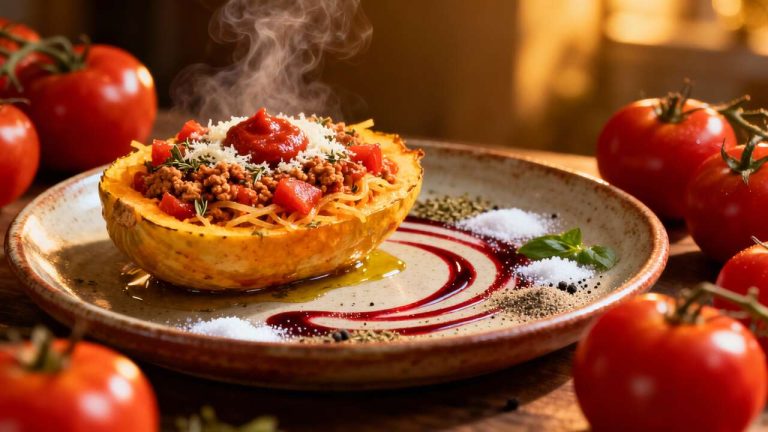 Courge spaghetti à la bolognaise : recette gourmande et facile