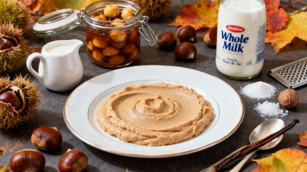 Purée de châtaignes par Cyril Lignac : recette gourmande