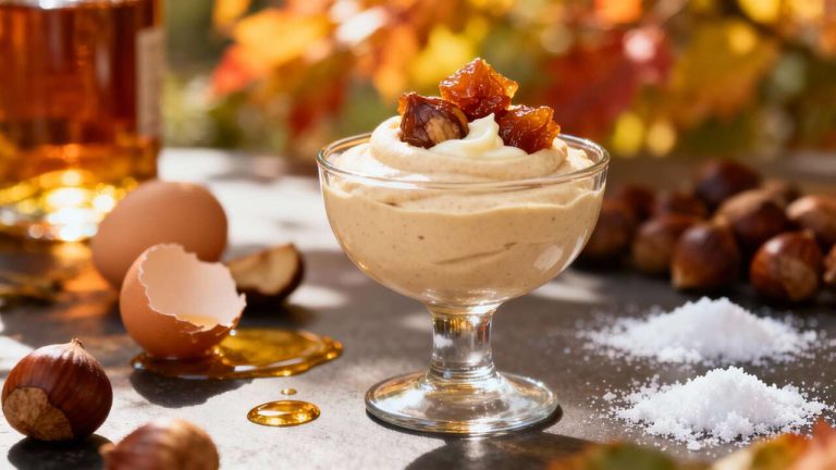 Mousse à la crème de marrons : recette gourmande