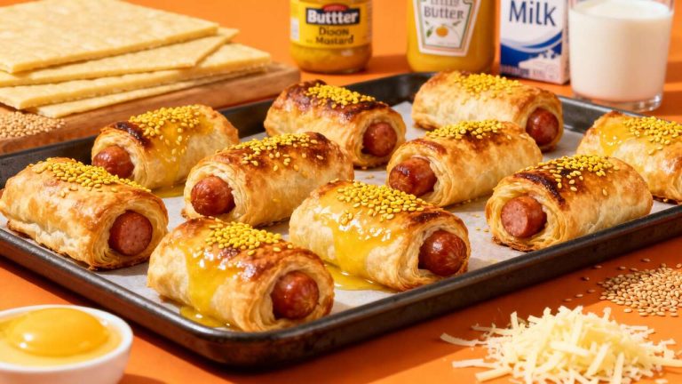 Feuilletés apéritifs aux knackis : la recette facile et rapide