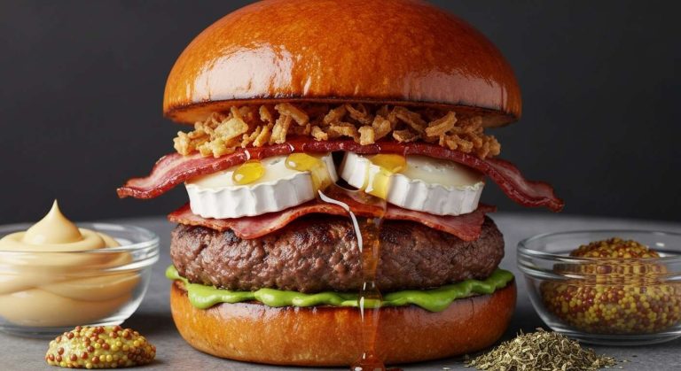 Burger au chèvre et miel : recette gourmande