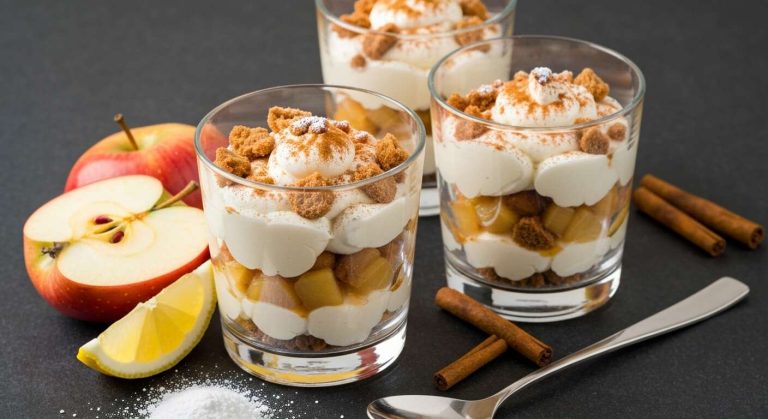 Verrines spéculoos et pommes : dessert gourmand