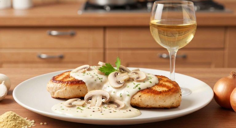 Escalopes de poulet à la crème : recette facile et savoureuse