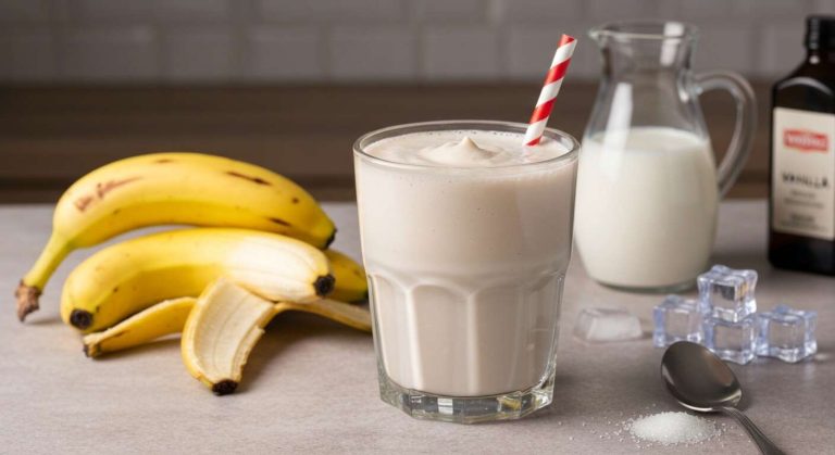 Milkshake à la banane au Thermomix : recette facile et rapide