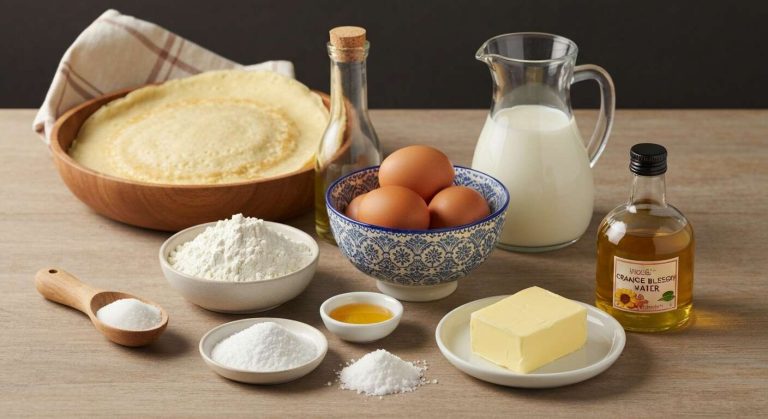 Pâte à crêpes à la fleur d'oranger : recette délicieuse et parfumée