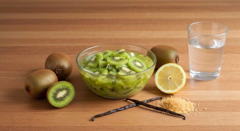 Recette de compote de kiwis : un dessert fruité et facile à préparer