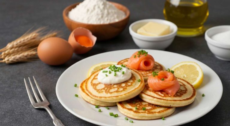 Blinis au saumon : recette simple et savoureuse