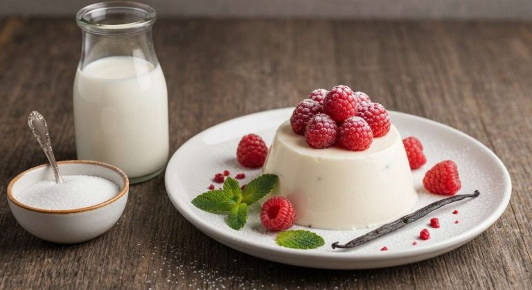 Panna Cotta aux Framboises : recette Gourmande et Facile