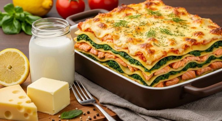 Lasagnes saumon et épinards : recette gourmande